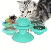 Windmill Cat Toy Cute Rotating Interactive Cat Toy