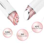 Mini EMS Eye Massager ION Heat Eye Facial Lifting Massager Anti Wrinkle LED Light Photon Therapy Skin Rejuvenation Beauty Device