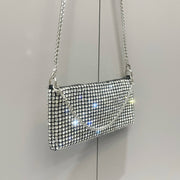 Luxury Designer Rhinestones Clutch Purse Bag for Women Handle Bag Shoulder Bag Purse