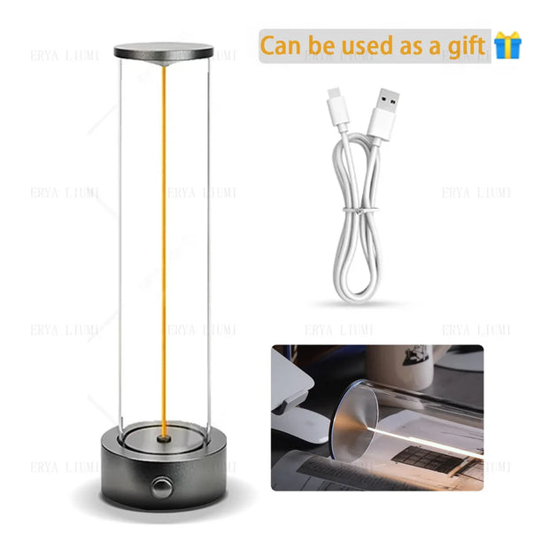 Modern Nightstand Lights Minimalist Cordless Desk Lamp Bedside Table Lamp NEW LIGHT Designed Large Charge 3 Level Touch Dimmable