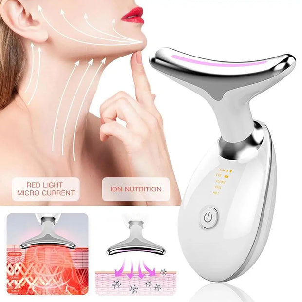 Portable Neck Face Firming Wrinkle Removal Tool Reduce Anti Wrinkle Lifting Neck Double Care Skin Tightening Massage Chin S5E5