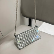 Luxury Designer Rhinestones Clutch Purse Bag for Women Handle Bag Shoulder Bag Purse