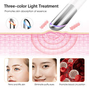 IPL Eye Beauty Device Red Blue Purple Lights Importer Heating Vibration Lighten Dark Circles Bags Improve Skin USB Charging