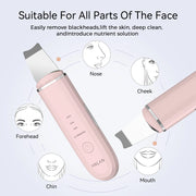 ANLAN Ultrasonic Skin Scrubber Deep Cleaning Limpieza Facial Pore Spatula EMS Face Lifting Ultrasonic Peeling Skin Care Tool