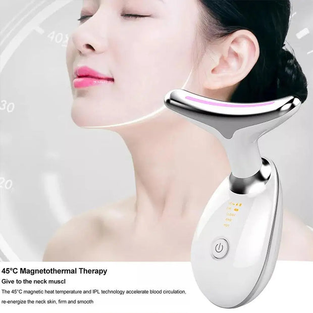 Portable Neck Face Firming Wrinkle Removal Tool Reduce Anti Wrinkle Lifting Neck Double Care Skin Tightening Massage Chin S5E5