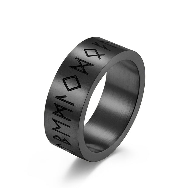 Titanium Steel Matte Brushed Ring